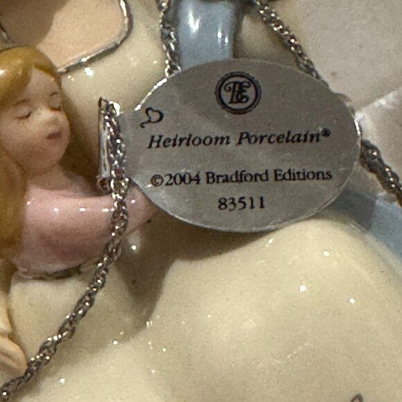 “My Daughter My Love” tags 2004 Heirloom Bradford Exchange Porcelain GIFT 83511 - Picture 4 of 16